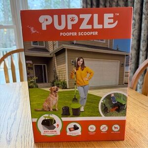 Dog Pooper Scooper with Bag Attachment, 40" Long Handle Pooper Scooper for La...